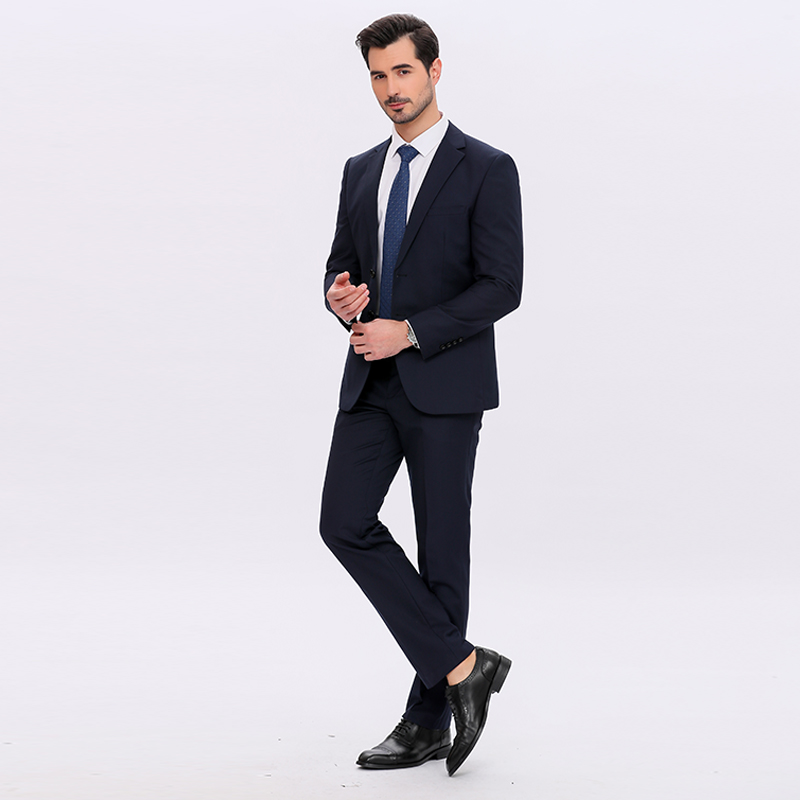 Men'S Formal Wear Attire - Мужской модный костюм-двойка с двумя пуговицами,