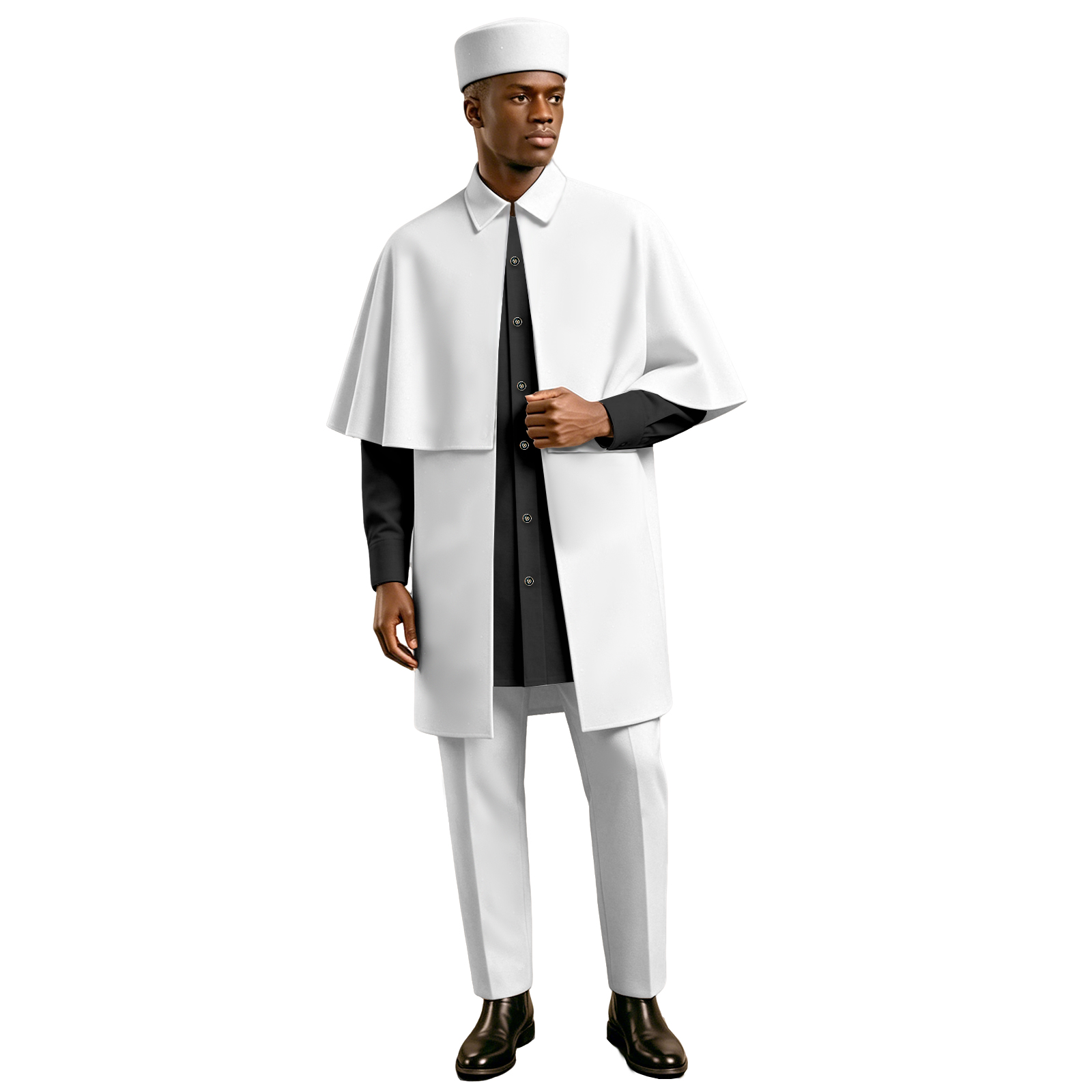 Men'S Formal Ethnic Wear - Мужской африканский костюм из 4 предметов:
