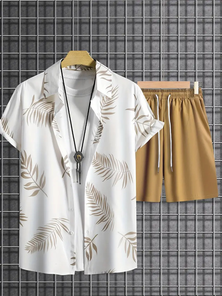 Men'S Formal Beach Wear - Новый летний модный гавайский мужской костюм,