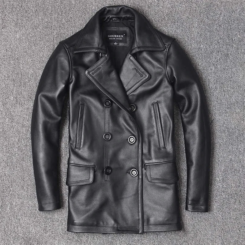Men Formal Wear Coat - Мужская куртка из натуральной кожи, Мужская