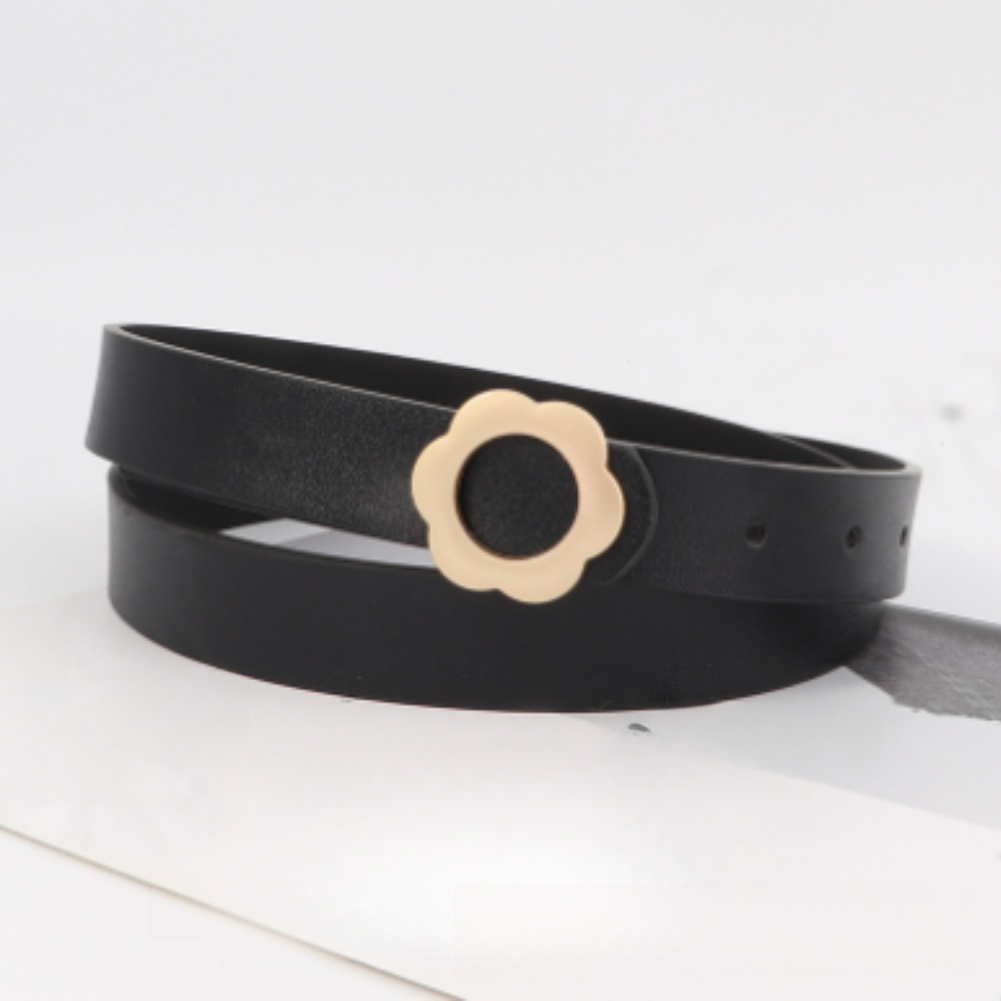 Formal Belt Leather Thin - Тонкий женский ремень из искусственной кожи