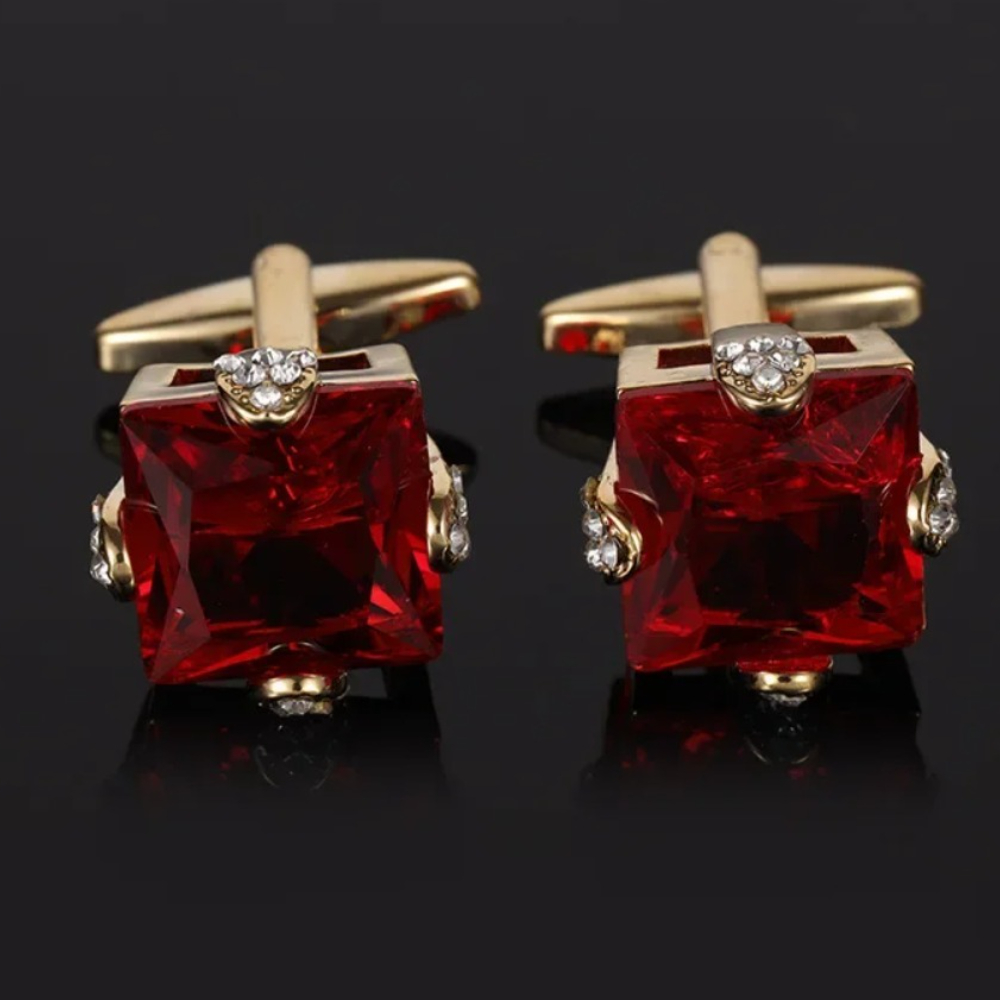 Men'S Formal Wear Jewelry - Новые мужские роскошные запонки со стразами,