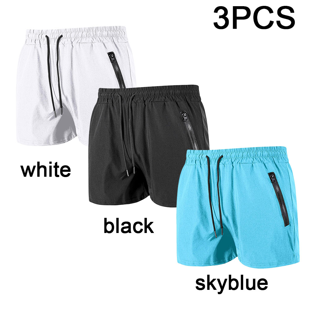 Men'S Formal Beach Wear - 3 шт. плавки с карманами на