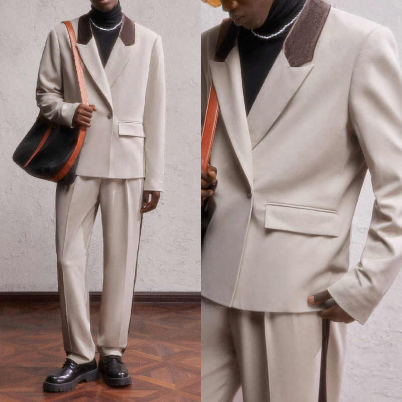 Men Formal Wear Pants - Мужской костюм Simplicity из 2 предметов: