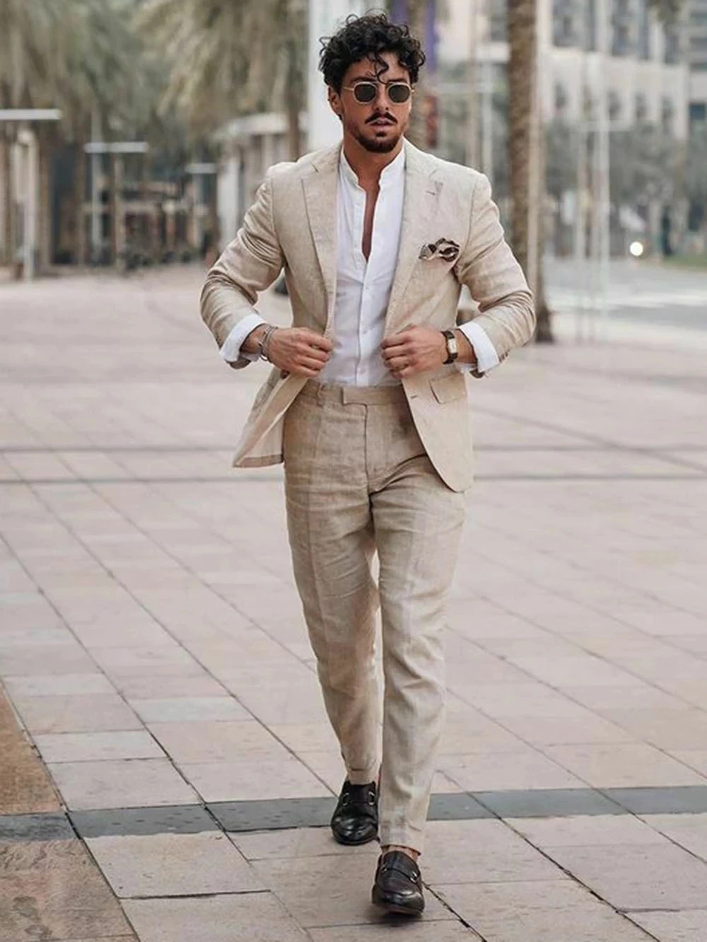 Летний пляжный деловой льняной – обзор и цена Men'S Formal Beach Wear