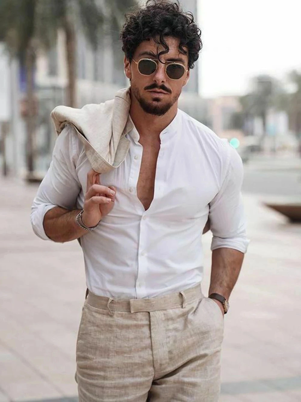 Летний пляжный деловой льняной – обзор и цена Men'S Formal Beach Wear