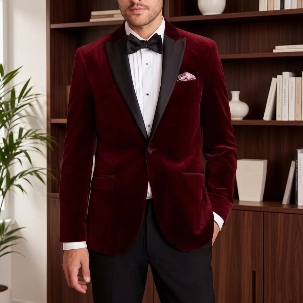 Мужской бархатный костюм-тройк – обзор и цена Men'S Formal Wear For Reception