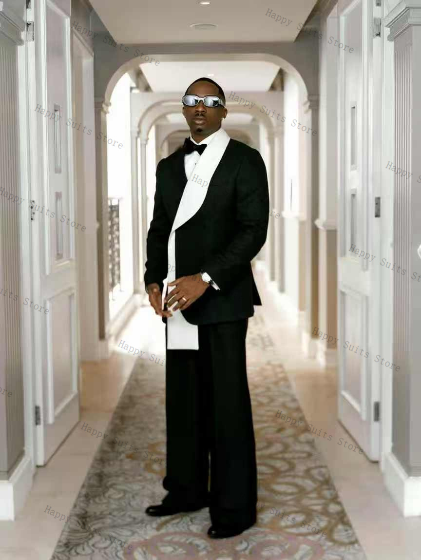 Черно-белый мужской костюм-дво – обзор и цена Men Formal Wear Black And White