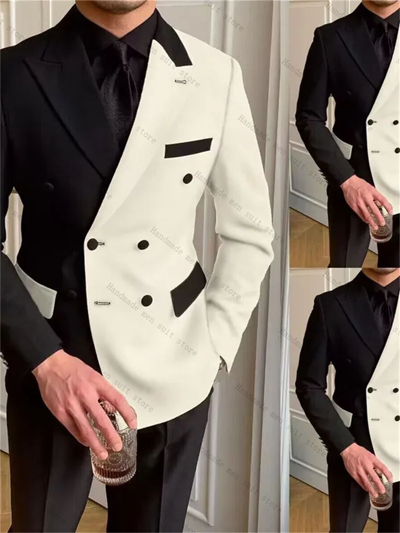 Черно-белые мужские костюмы, к – обзор и цена Men Formal Wear Black And White