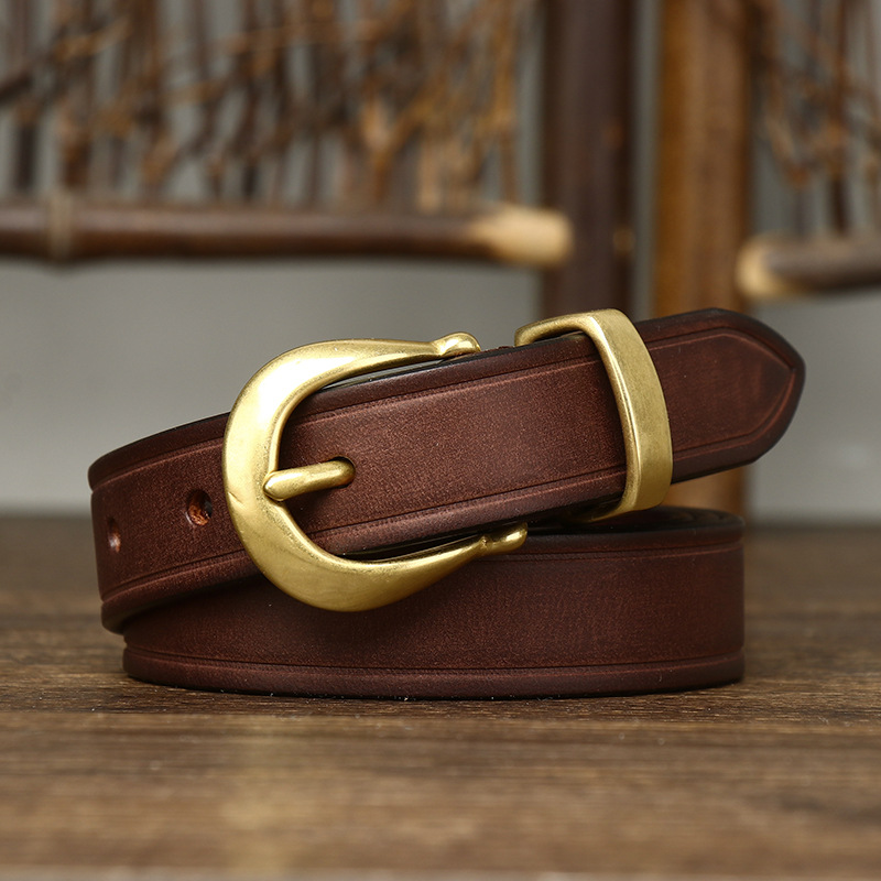 Женский ремень из натуральной  – обзор и цена Formal Belt Leather Thin