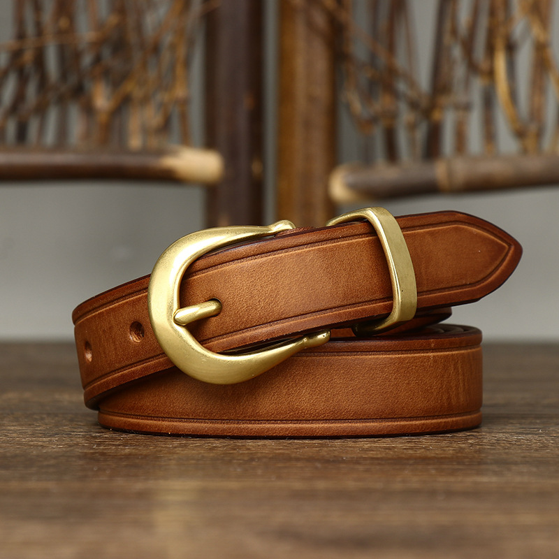 Женский ремень из натуральной  – обзор и цена Formal Belt Leather Thin