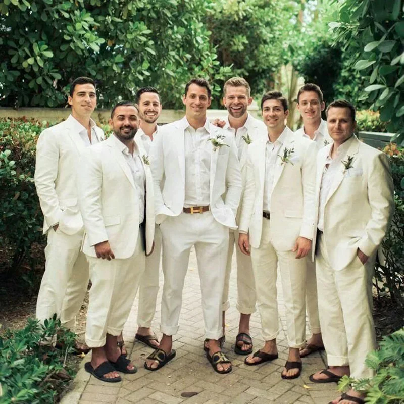 Льняной свадебный смокинг для  – обзор и цена Men'S Formal Wear Attire
