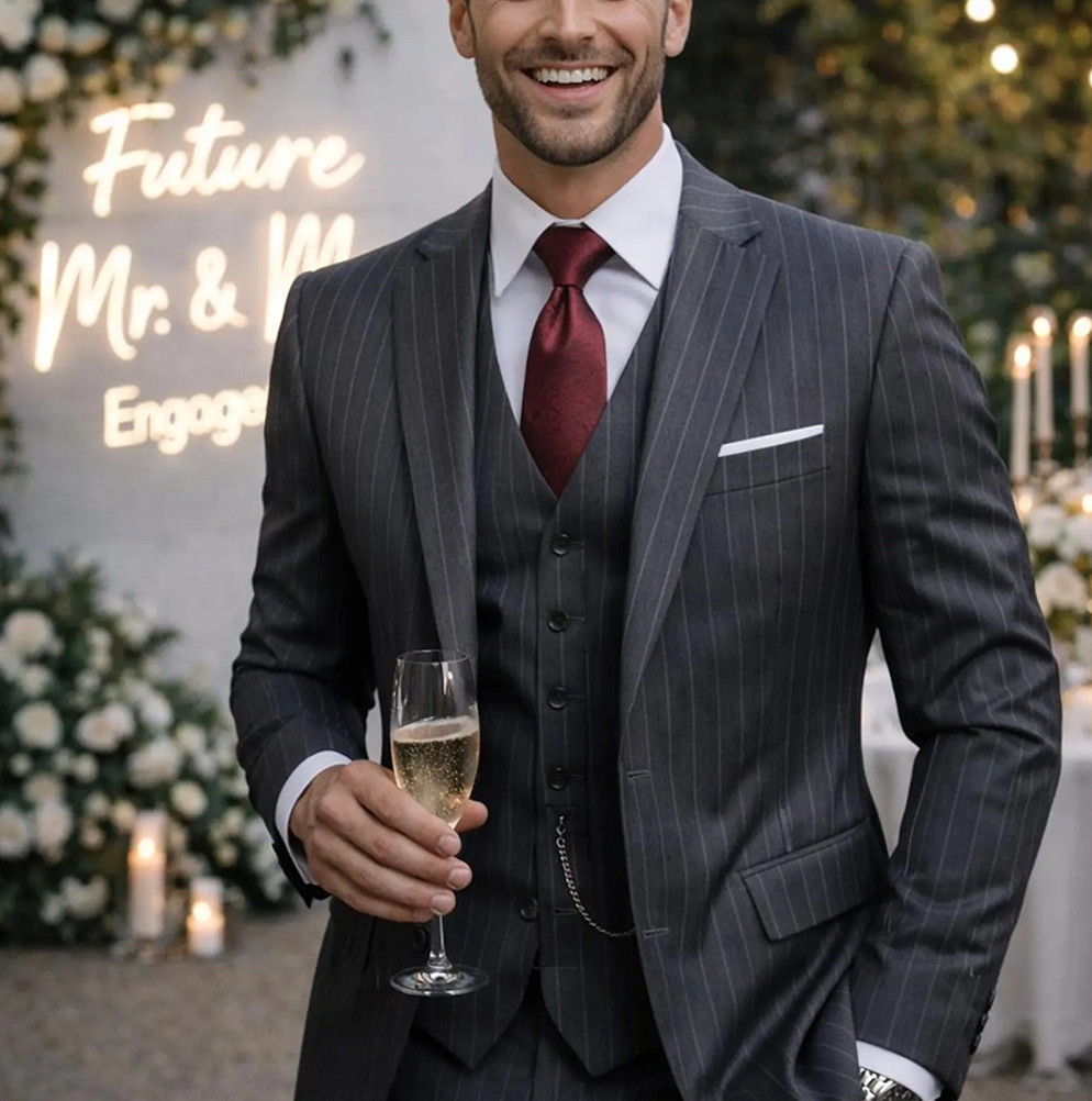 Элегантный мужской костюм-трой – обзор и цена Men'S Formal Wear For Engagement