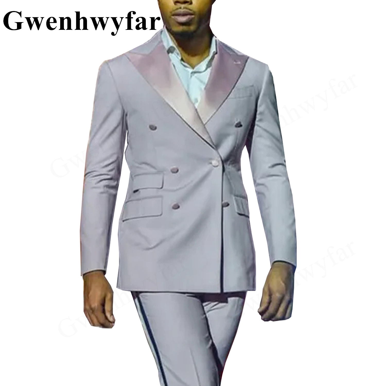 Gwenhwyfar Новые светло-розовы – обзор и цена Men Formal Wear Pants