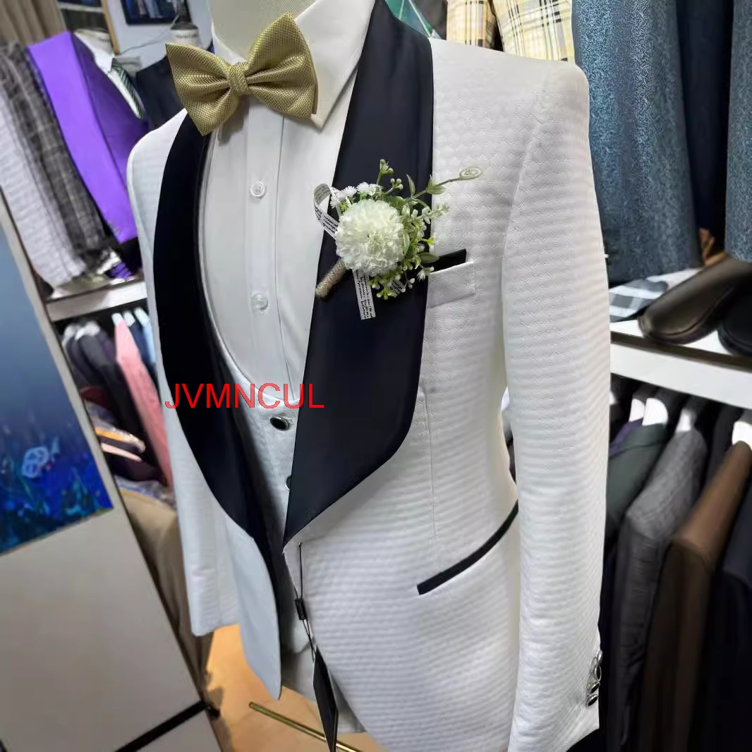 Мужской белый жаккардовый кост – обзор и цена Men'S Formal Wear For Reception