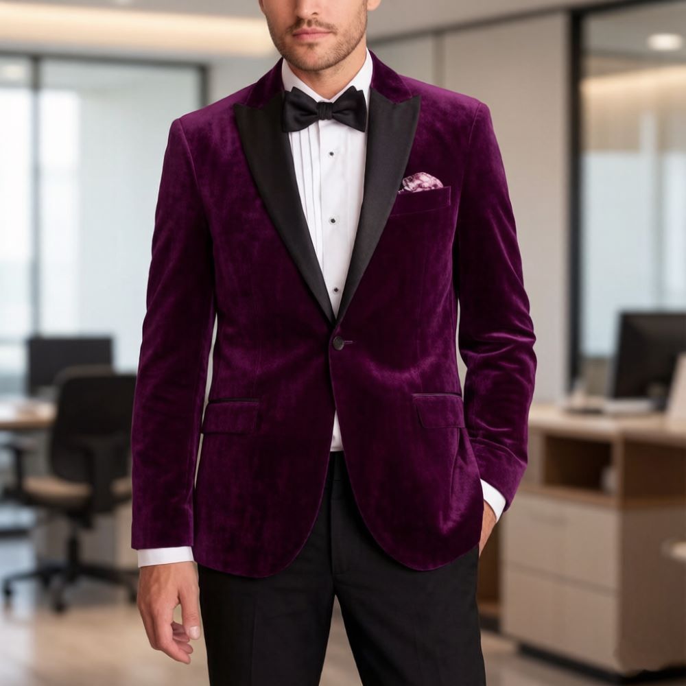 Мужские бархатные костюмы Slim – обзор и цена Men'S Formal Wear For Reception