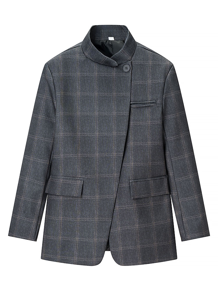 Женский модный клетчатый блейз – обзор и цена Men Formal Wear Coat