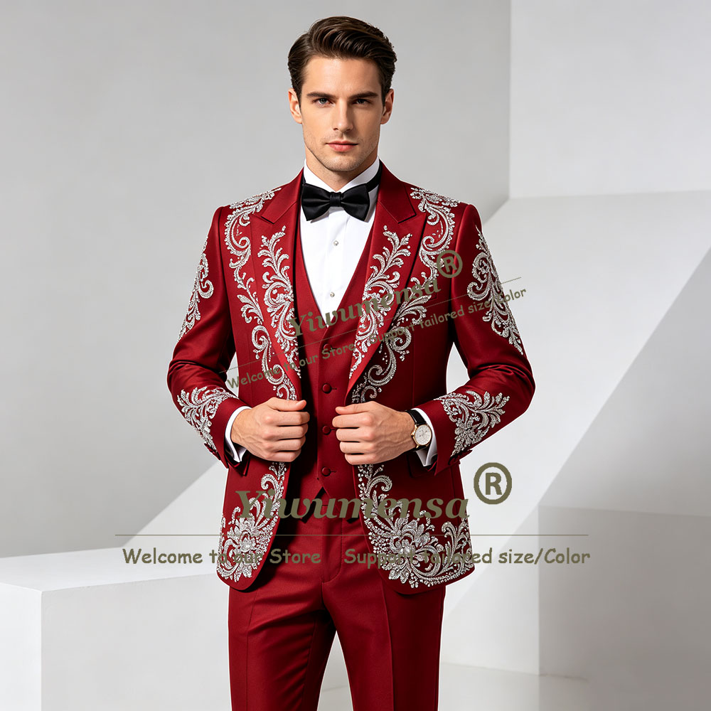 Элегантный мужской костюм-трой – обзор и цена Men Formal Wear Coat