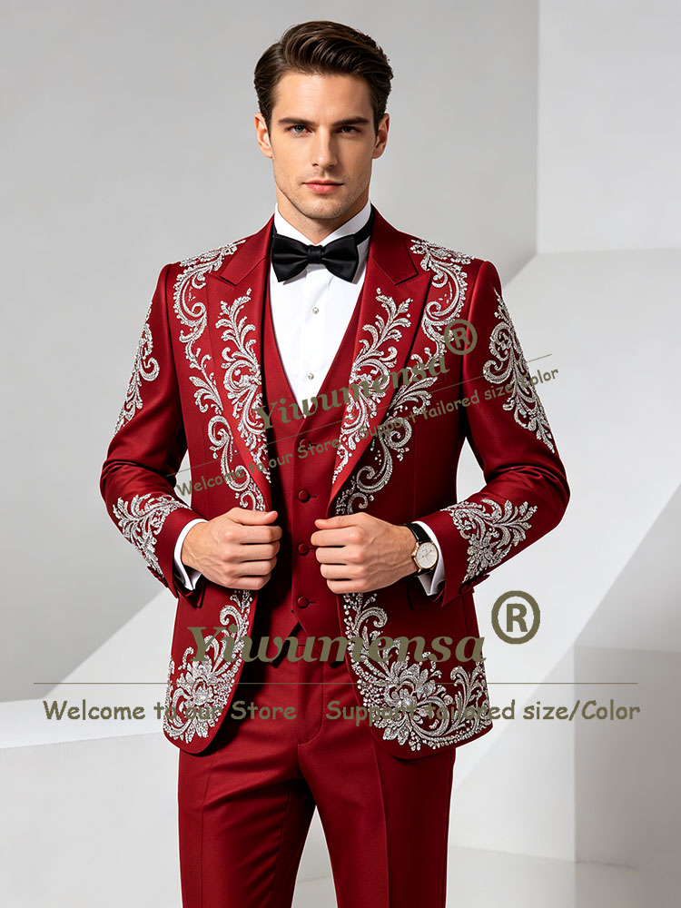 Элегантный мужской костюм-трой – обзор и цена Men Formal Wear Coat