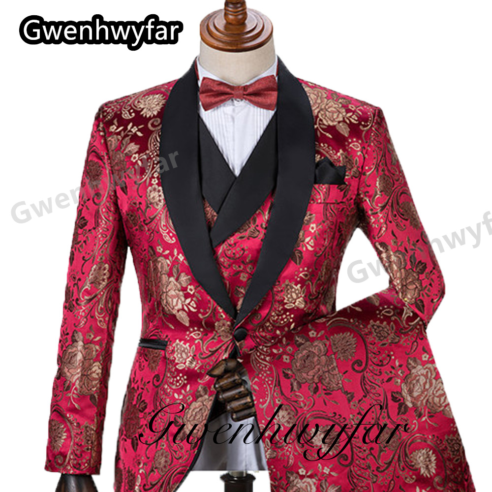 Мужские костюмы с узором Gwenh – обзор и цена Men Formal Wear Pants