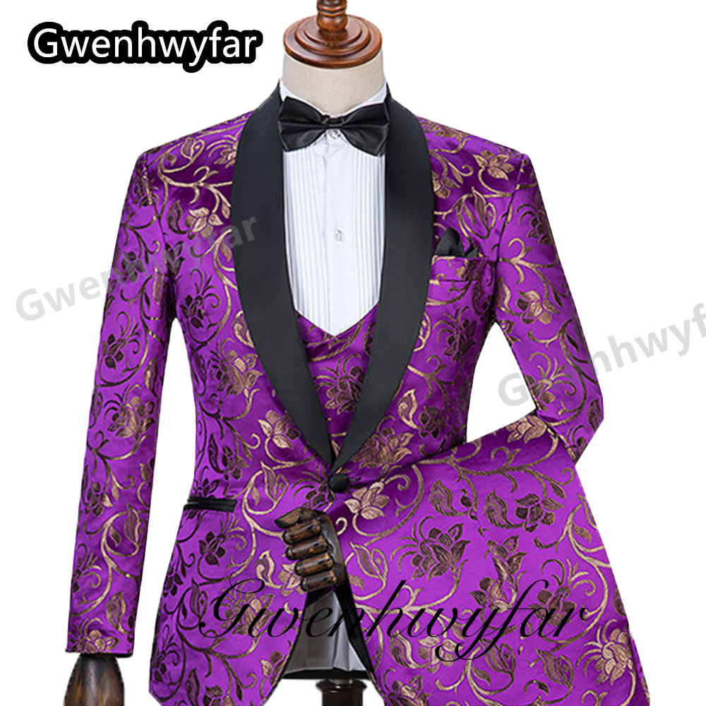 Мужские костюмы с узором Gwenh – обзор и цена Men Formal Wear Pants
