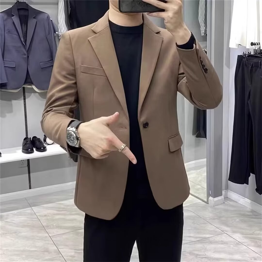 Мужской приталенный пиджак в к – обзор и цена Asian Men Formal Wear