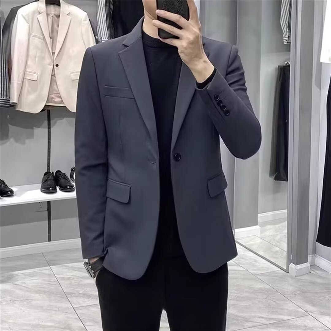 Мужской приталенный пиджак в к – обзор и цена Asian Men Formal Wear