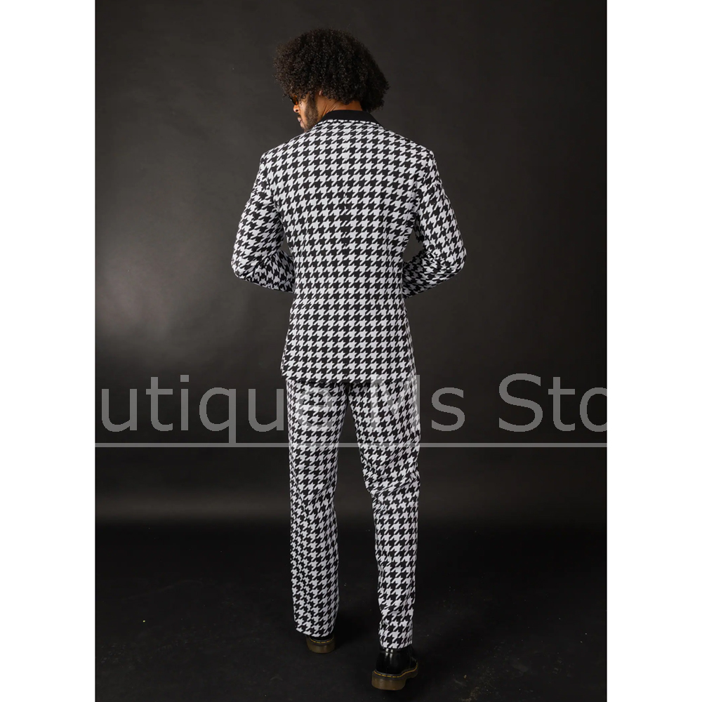 Черно-белый мужской костюм с у – обзор и цена Men Formal Wear Black And White