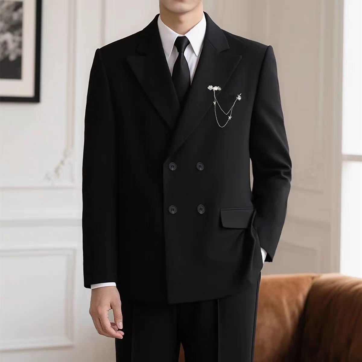 Повседневный двубортный костюм – обзор и цена Men'S Formal Wear For Engagement